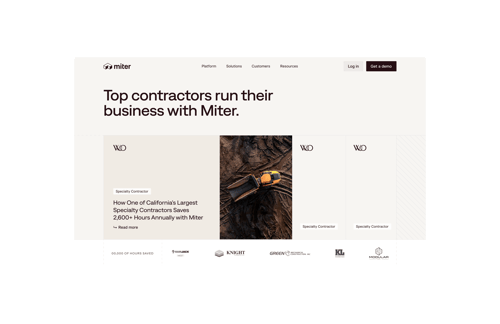 Miter Customer Stories